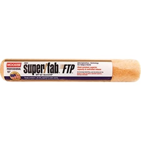 Wooster RR925 18 in. Super Fab Ftp 0.75 in. Nap Roller Cover 71497177322